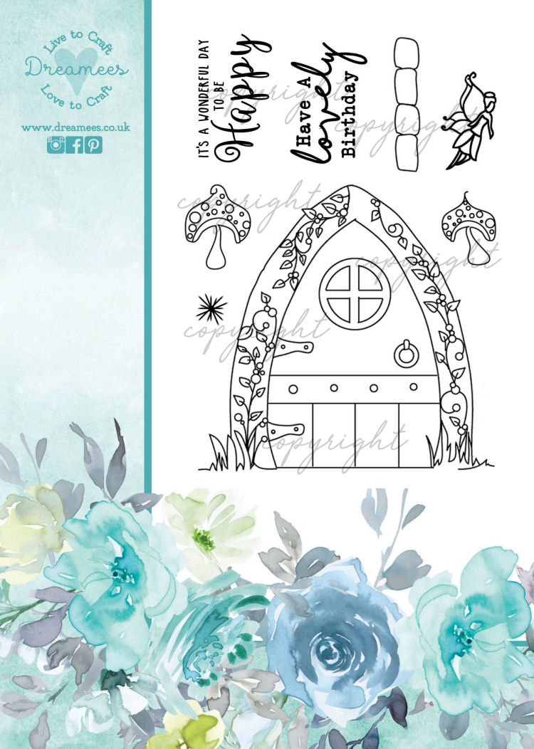 Fantasy Fairydoor Stamp Set
